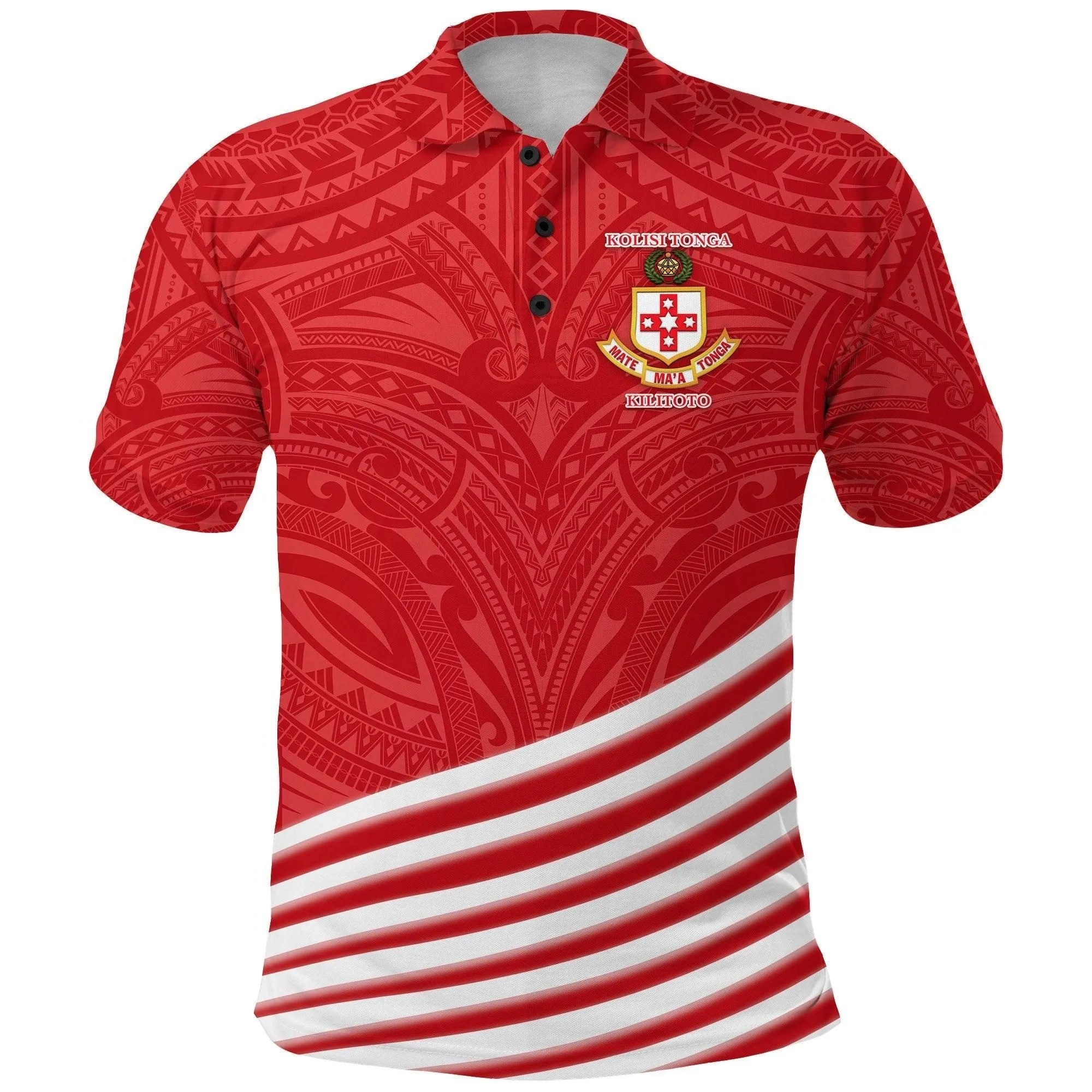 KILITOTO - (Custom Personalised) Kolisi Tonga Polo Shirt Mate Maa Tonga Simple Rugby Style - Be Free