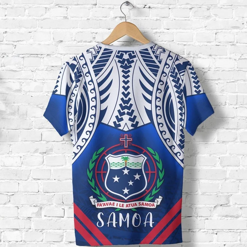 Samoa Rugby T shirt Tribal Pattern