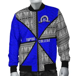 Tonga Tupou College Bomber Jacket Tongan Patterns LT20