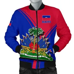 Haiti Mens Bomber Jacket - Haitian Pride