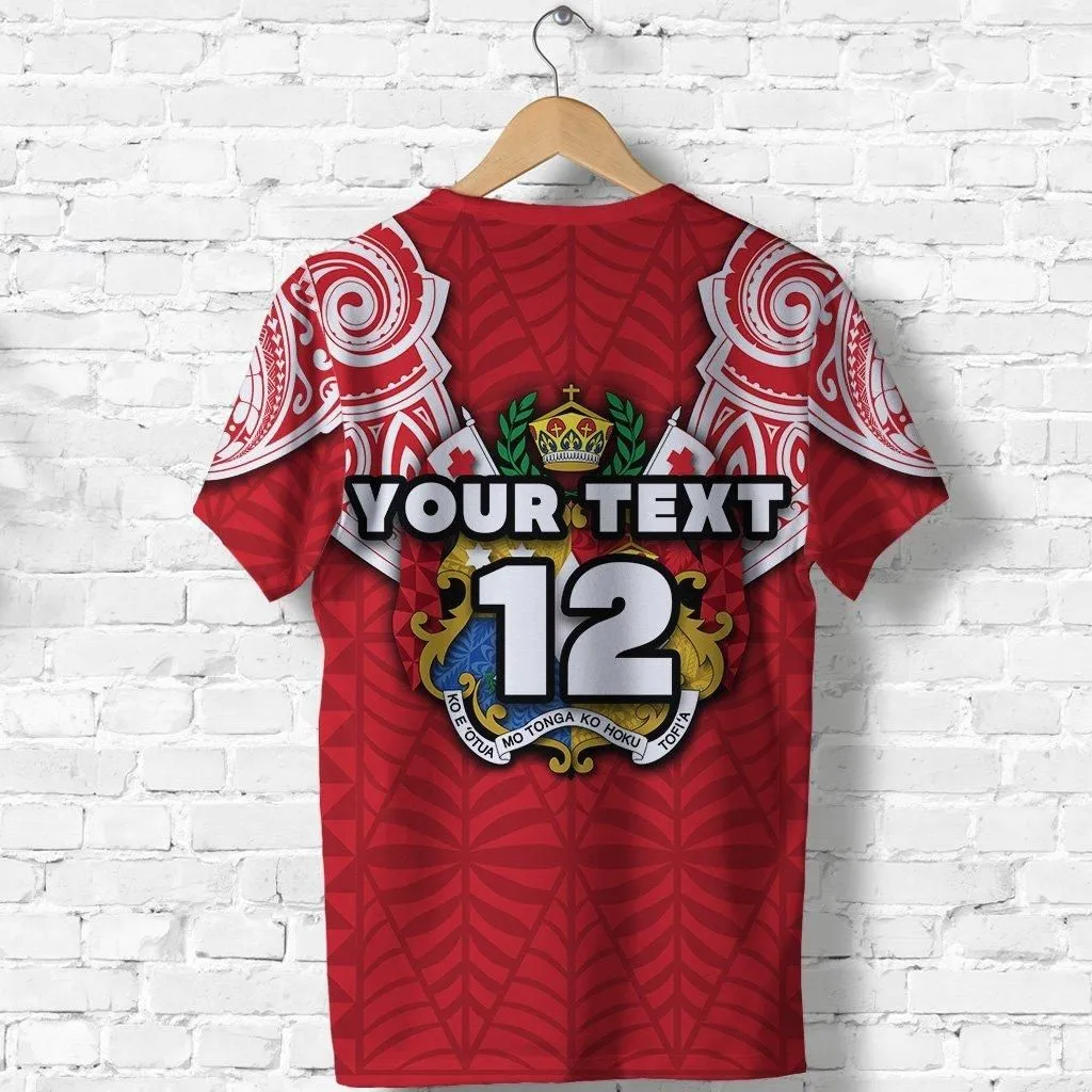 (Custom Personalised) Tonga Rugby T Shirt Royal Style