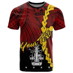 Papua New Guinea Madang Province Polynesian Custom Personalised T-Shirt - Tribal Wave Tattoo - BN12