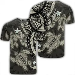 Alohawaii Tee - Hawaii Polynesian Turtle Hibiscus T-shirt Beige - AH - J4R