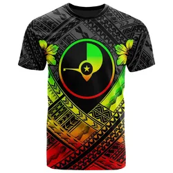 Yap Polynesian T-Shirt - Yap Reggae Seal Camisole Hibiscus Style - BN18