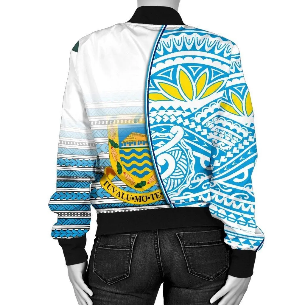 Tuvalu Rugby Womens Bomber Jacket Special