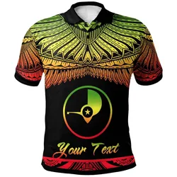 Yap Polynesian Custom Personalised Polo Shirt - Poly Tattoo Reggae Version