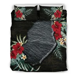 Niue Hibiscus Map Bedding Set A02 DHC28111362DD