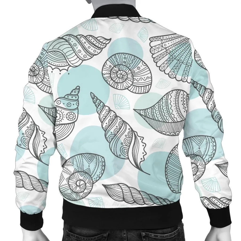 Shell Polynesian Tribal  MenS Bomber Jacket