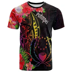 Pohnpei State T shirt - Tropical Hippie Style