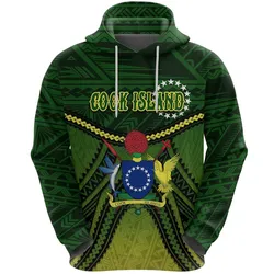 Cook Islands Hoodie Polynesian Tattoo Seashore