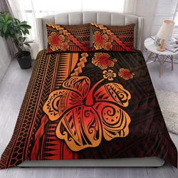 Polynesian Hibiscus Bedding Set Hawaiian Style No.1 LT6
