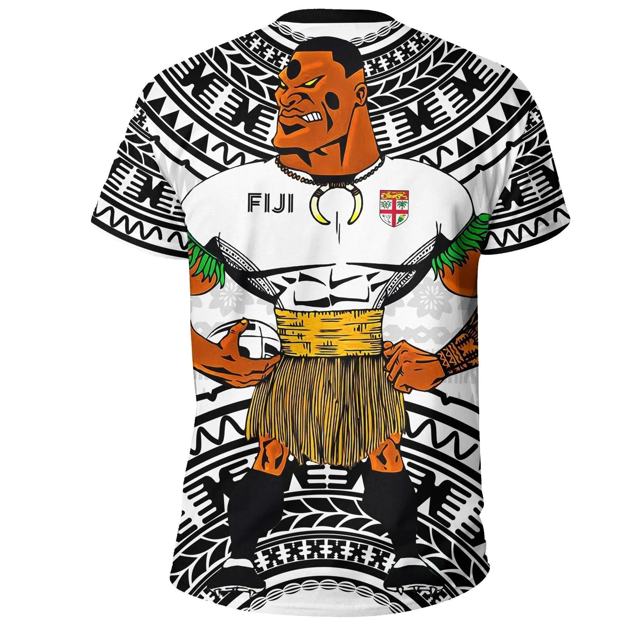 Fiji T shirt Fiji Tapa Rugby