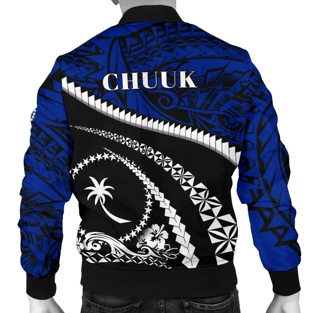 Chuuk Men Bomber Jacket - Road to Hometown K8