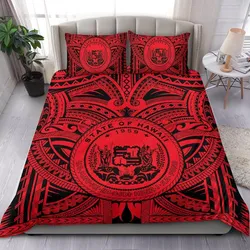 Hawaii Bedding Sets - Polynesian Tattoo & Hawaii Coat of Arm