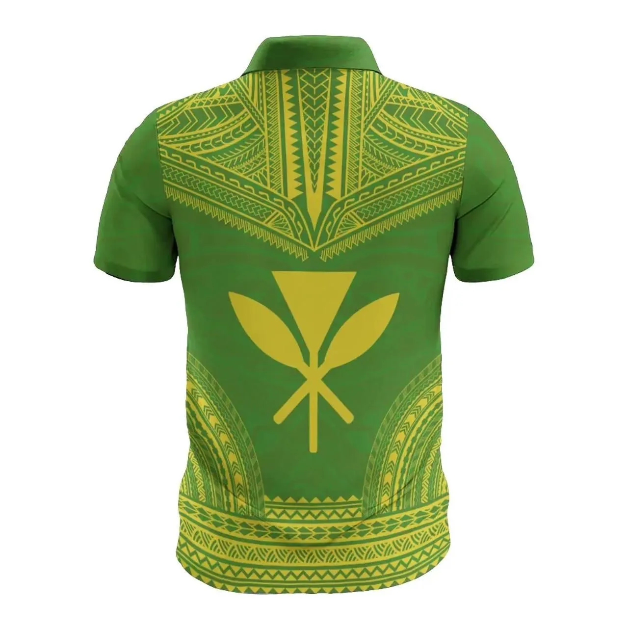 Kosrae Polo Shirt - Kosrae Flag Polynesian Chief Tattoo Flag Version