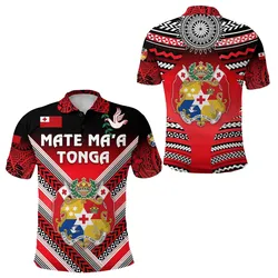 Mate Maa Tonga Rugby Polo Shirt Polynesian Creative Style