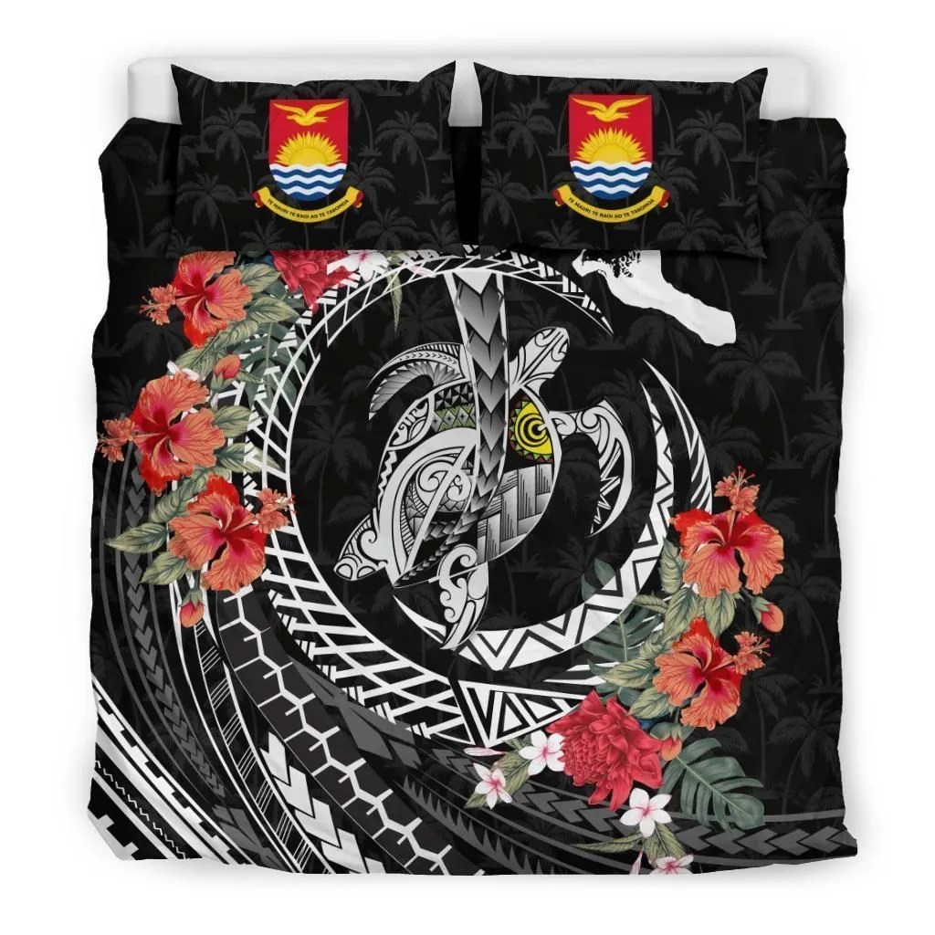 Polynesian Kiribati Polynesia Map Turtle Hibiscus A Bedding Set Camlijs