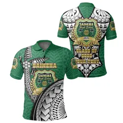 (Custom Personalised) Saineha Tonga Polo Shirt Polynesian Style Special - Class of LT16