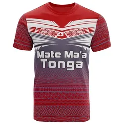 Tonga Polynesian T shirt - White Tattoo