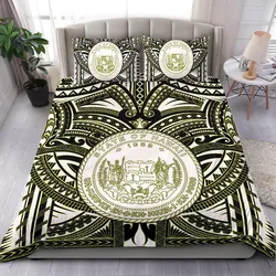 Hawaii Bedding Sets - Polynesian Tattoo & Hawaii Coat of Arm