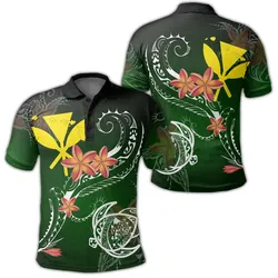 Alohawaii Shirt - Hawaii Turtle Plumeria Polynesian Polo Shirt - Luck Style - AH J8
