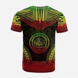 Palau Custom Personalised T shirt - Palau Seal Polynesian Chief Tattoo Reggae Version