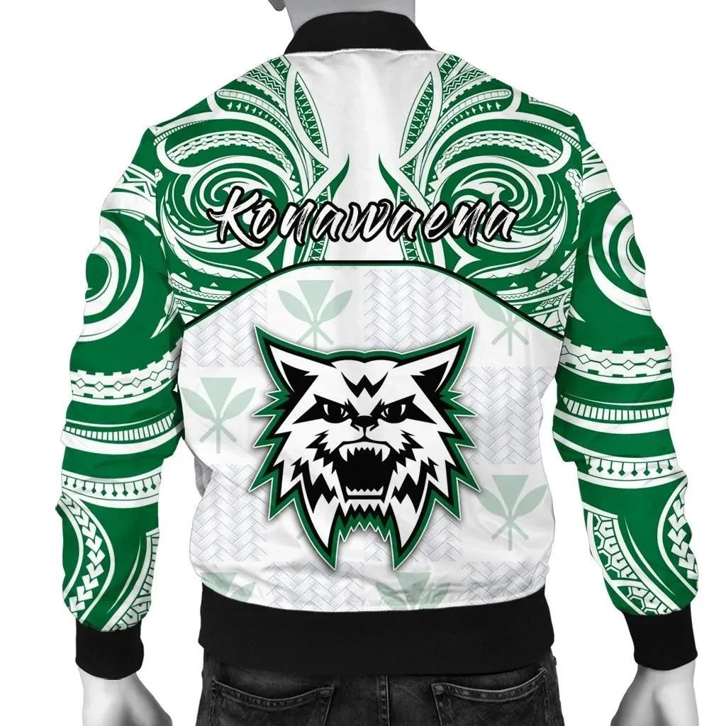 FamilyGater Jacket - Kanaka Konawaena High School Men's Bomber Jacket \bDemodern Style AH JH