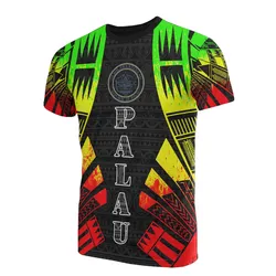 Palau T shirt - Palau Seal Polynesian Tattoo Reggae Style