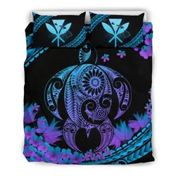 Alohawaii Home Set - Hawaii Turtle Polynesian Hibiscus Bedding Set - Boot Style - AH - J4