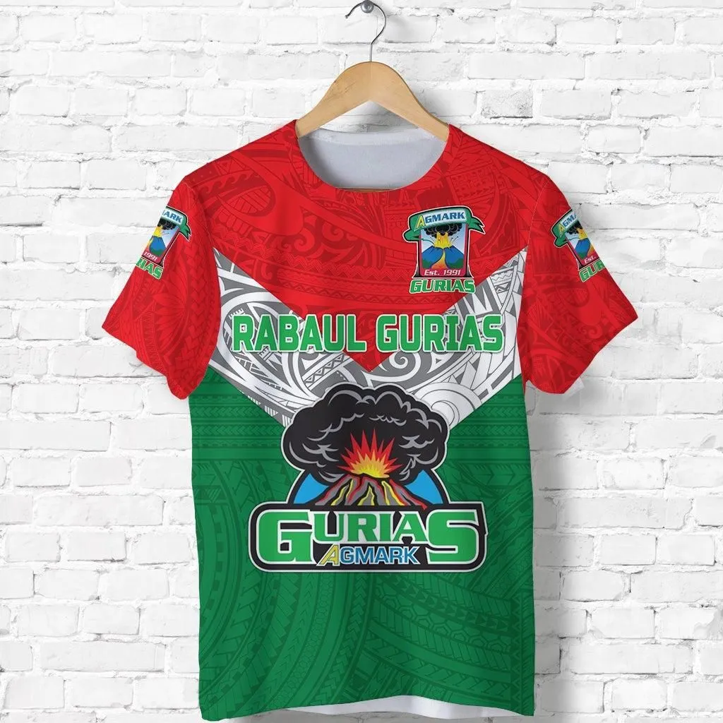 Papua New Guinea Agmark Rabaul Gurias T shirt Rugby Green LT8
