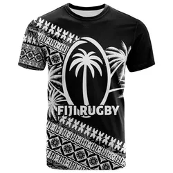 (Custom Personalised) FijI Tapa Rugby T Shirt LT6