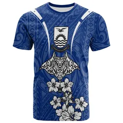 Kiribati T Shirt - Ray Hibiscus