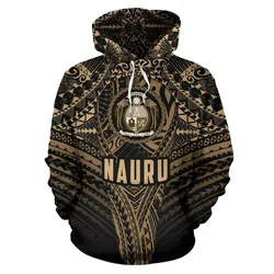Nauru Hoodie Polynesian Tattoo Pullover Hoodie Th5