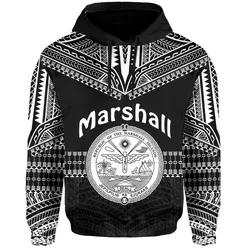 Marshall Islands Hoodie Best Tattoo Version Black LT13