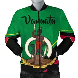 Vanuatu Mens Bomber Jacket Simple Style