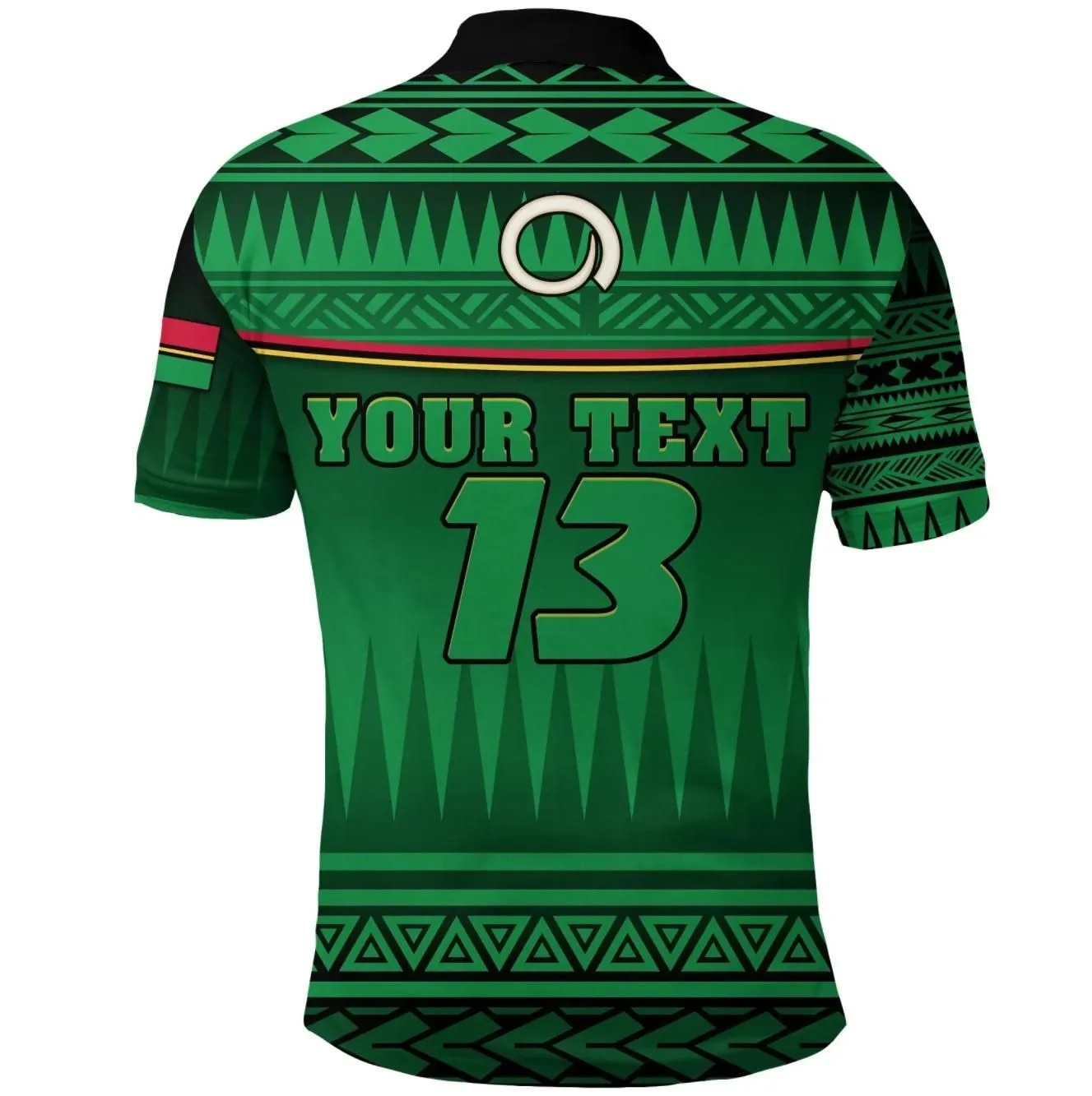 Vibe Hoodie (Custom) Vanuatu Rugby Polo Shirt Impressive Version - RLT20
