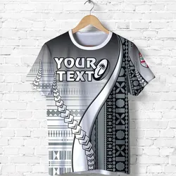 (Custom Personalised) Fiji Rugby T-Shirt Confident Polynesian