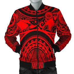 Hawaii Mens Bomber Jackets - Coat Of Arm Hawaii & Maui Tattoo
