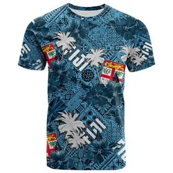 Fiji Hibiscus T Shirt Hawaii Style No.1 LT6