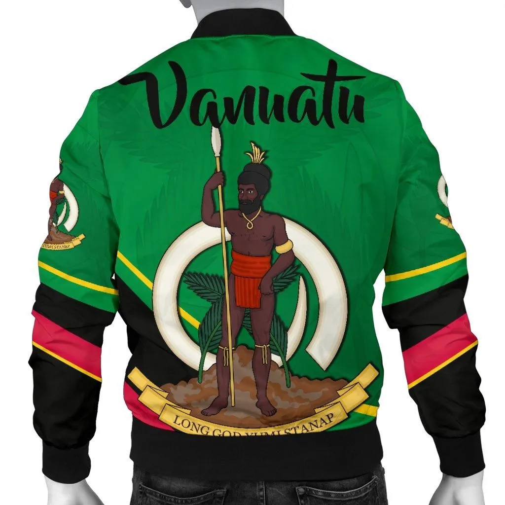 Vanuatu Mens Bomber Jacket Simple Style