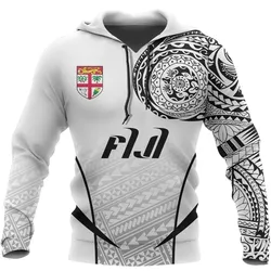 Fiji Hoodie - Fiji Flag Polynesian Tattoo Special