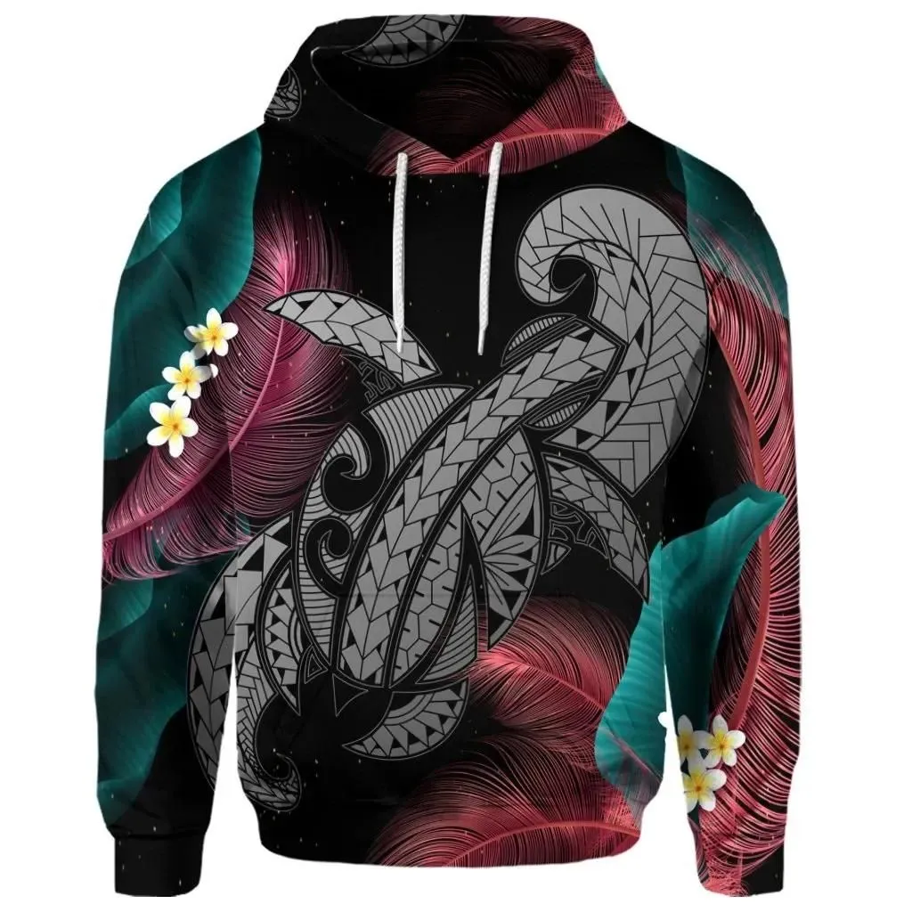 Alohawaii Hoodie - (Personalised) Hawaii Turtle Polynesian Tropical Hoodie - Ghia Style Gray - AH - J4R