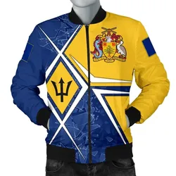 Barbados Men's Bomber Jacket - Barbados Legend - BN15