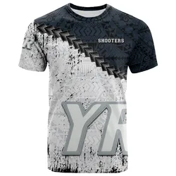 York Region Shooters T-shirt Grunge Polynesian Tattoo - CA SOCCER