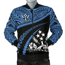 Kosrae Men Bomber Jacket - Road to Hometown K8