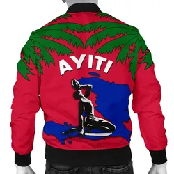 Coat of Arms Haiti Men Bomber Jacket - Le Marron Inconnu