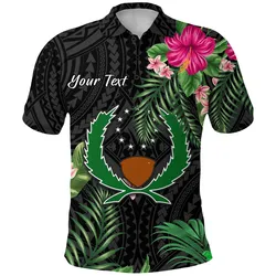 (Custom Personalised) Pohnpei Micronesia Polo Shirt Tropical Flowers LT13
