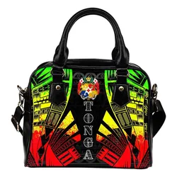 Tonga Shoulder Handbag - Polynesian Tattoo Reggae