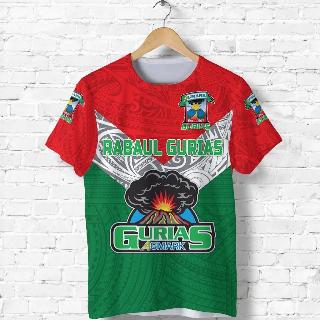 Papua New Guinea Agmark Rabaul Gurias T Shirt Rugby - Green LT8