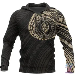 Tmarc Tee Guam Micronesia Tattoo Style Hoodie